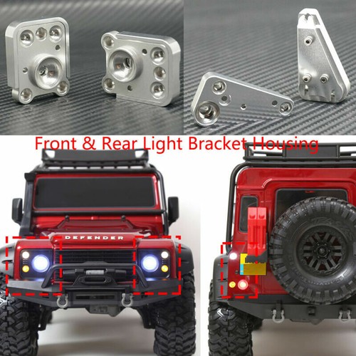 Staffa luce anteriore e posteriore coppe lampada alloggiamento per TRX-4 Defender - Foto 15 di 15