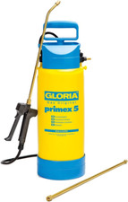 Gloria Primex 5 Drucksprüher 5L Garten Messingrohr Düse Pflanzen Pflanzenschutz