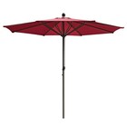 9' Outdoor Umbrella Sun Shade Cover  with Rope Lifting 8 SteelRibs UV Protection