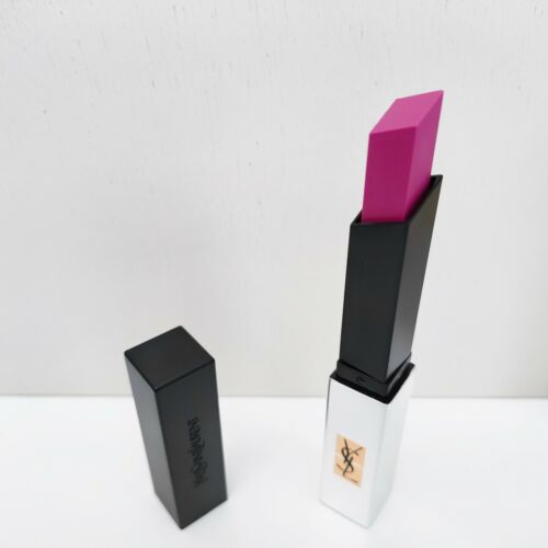 1x YSL Rouge Pur Couture THE SLIM Sheer Matte Lipstick, #104 Fuchsia Intime BNIB - Picture 3 of 5