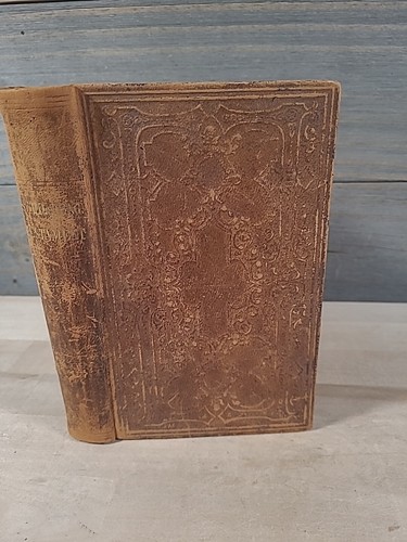 1874 NEW TESTAMENT antique SWEDISH AND ENGLISH leather AMERICAN BIBLE SOCIETY - Picture 2 of 20