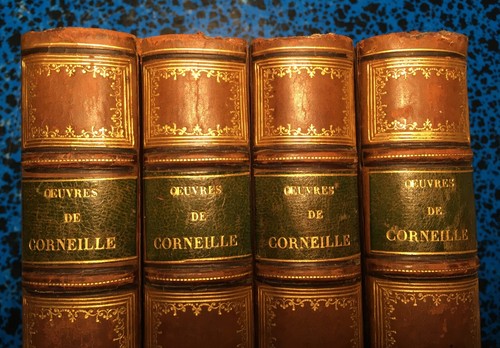 1857 P. CORNEILLE THEATRE PIECES *JOLIE RELIURE* 4V LIVRES LITTERATURE OLD BooK - Imagen 22 de 24