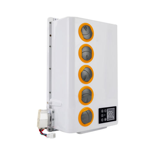 24V Air Conditioner Electric Parking Truck Cab A/C 10200btu Fit Truck Caravan RV - Foto 10 di 21