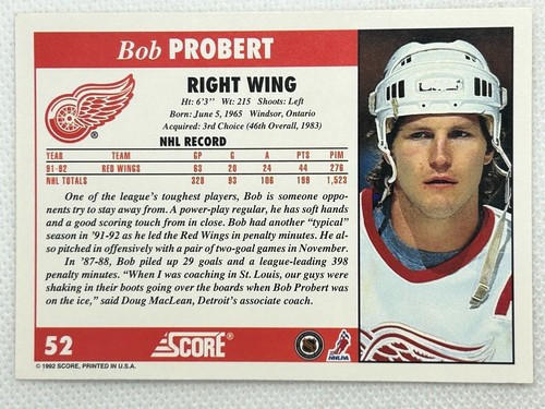 AUTOGRAPHED 1992-93 SCORE HOCKEY CARDS YOU SELECT - Picture 23 of 257