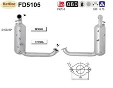 ✅ Ruß-Partikelfilter für Ford Focus, 1.6 TDCi, 66/74/80kW, Euro 5