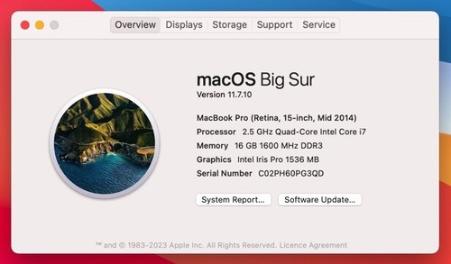 Apple MacBook Pro Retina 15.4" 2014 - 512GB SSD 16GB Ram 2.5GHz Core i7 GT 750M - Picture 16 of 18