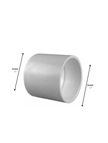Pack Of (16) Charlotte Pipe 1 In. Sch. 40 PVC Coupling PVC 02100 1000HA - Picture 2 of 4
