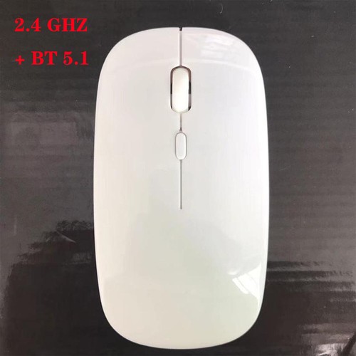 2.4GHz BT Wireless Optical Mouse USB Rechargeable RGB Cordless Mice For Laptop - Picture 21 of 23