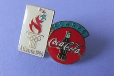 Olympiade Atlanta 1996  Coca Cola  Anstecker  Pin   22 x 30 mm