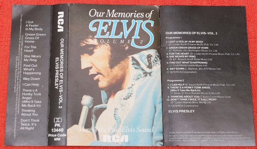 ELVIS PRESLEY - UK CASSETTE TAPE - OUR MEMORIES OF ELVIS VOLUME 2 - Picture 3 of 4