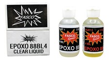 Fasco Epoxo-88 | 6min set Epoxy Liquid Adhesive Glue 4 oz Kit