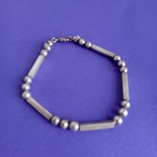 925 Sterling Silver Ball Bead Station Bracelet