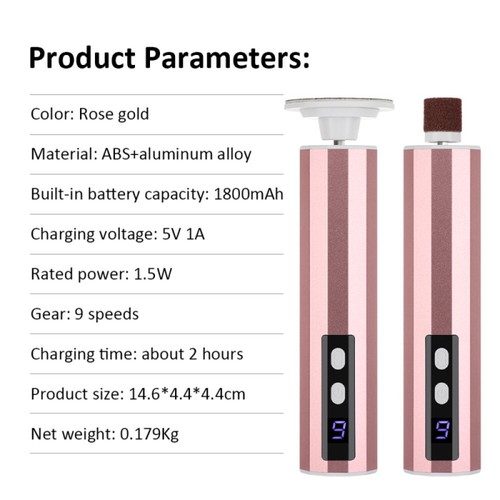 Power Electric Pedicure Foot File Sander Callus Feet Grinder Exfoliator Machine - Picture 9 of 18