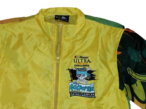 Michelob Ultra 2022 GASPARILLA PIRATE FEST CHALLENGE RACE Windbreaker Jacket M - Picture 6 of 21