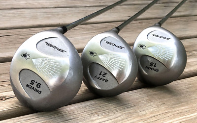 RH Spider 9.5° Driver 15° Spoon 3 Wood 21° Baffy 5 Wood Golf Club