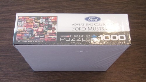 NIB Eurographics Ford Mustang Advertising Collection 1000 Piece Jigsaw Puzzle - Picture 4 of 6