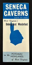 1950s Seneca Caverns Riverton Potomac Highlands West Virginia Travel Brochure WV