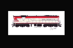 Nevada Del Norte Sd7 401 11 X17 Andy Fletcher Firmada Impresion Mate Ebay