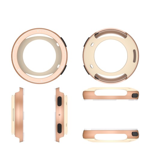 For Amazfit Active2 Sapphire Edition Smartwatch Metal Case Bezel Case Hard Case - Zdjęcie 20 z 21