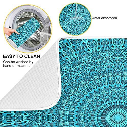 Super Absorbent Dish Drying Mat Microfiber Fast-Drying Dish Mat 16" x 18" Kit... - Picture 2 of 7