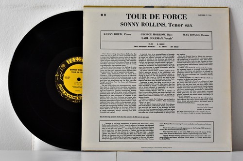 PRESTIGE 7126 / OJC-095 USA Sonny ROLLINS "Tour The Force" Original Inner Sleeve - Picture 2 of 2