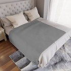 Soft Gray Microfiber Blanket – Luxurious, Comfort Ideal Gift for Winter Nights
