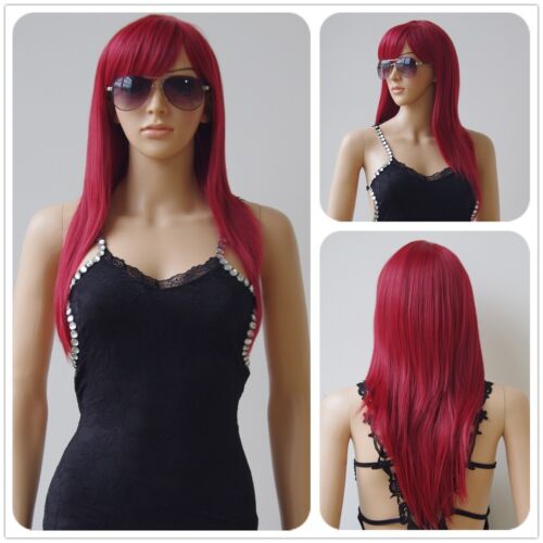 Full Wig Long Curly Straight Synthetic Hair With Blonde Wigs For Women Ladies m7 - Picture 66 of 138