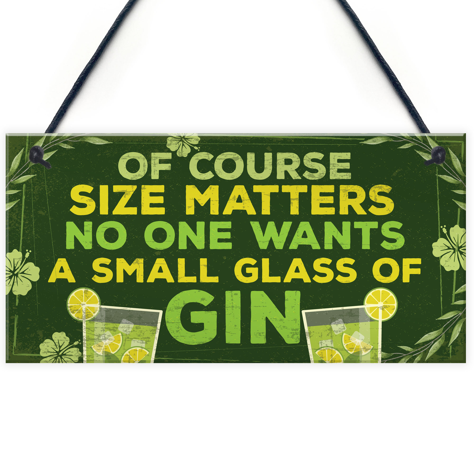 Funny Novelty GIN Lover Gin & Tonic Gifts Rude Alcohol Man Cave Home Bar Sign