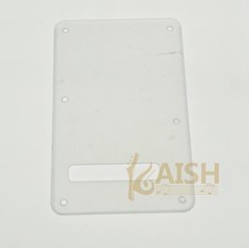 Clear ST Guitar Back Plate Transparent Tremolo Trem Cover with Screws for Strat