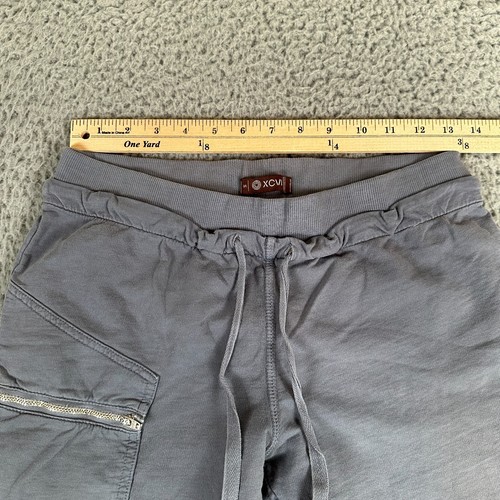 XCVI Pull On Wide Leg Sweatpants Lounge Pants Womens Small Gray Flaws - Picture 8 of 14