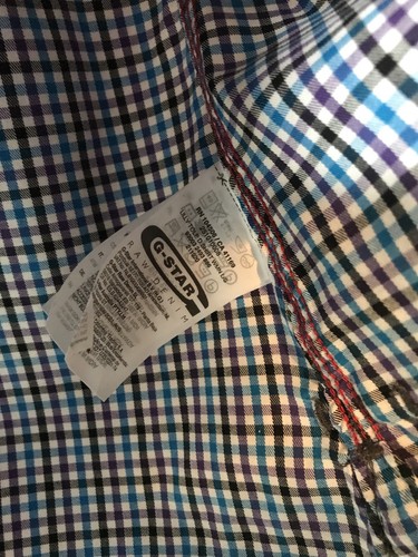 AU Authentic G Star Extra Small Men’s long sleeve XS shirt preloved 100% cotton - Picture 9 of 9