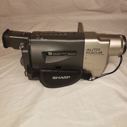 Sharp VL-SE20U SlimCam 8mm Video Camcorder FOR PARTS OR REPAIR NO BATTERY - Picture 3 of 9
