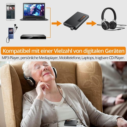 Neoteck HiFi Kopfhörerverstärker Vorverstärker Bluetooth 5.0 Empfänger Tragbare - Bild 6 von 13