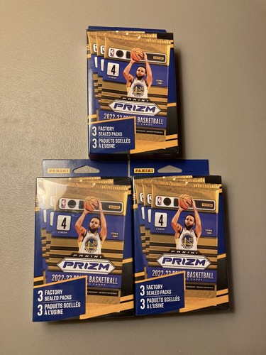 Lot of 3 2022-23 Panini Prizm Basketball Retail Hanger Box Factory Sealed New