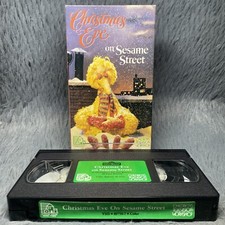 Christmas Eve On Sesame Street VHS 1987 Jim Henson Childen's Television Workshop