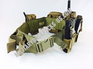 FIREFORCE TACTICAL US MILITARY MOLLE PATROL PADDED WAR BELT COYOTE M SOCOM SEALs