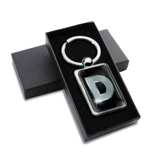 Portachiavi lettera dalla A alla Z + confezione regalo portachiavi acciaio inox - Foto 24 di 92