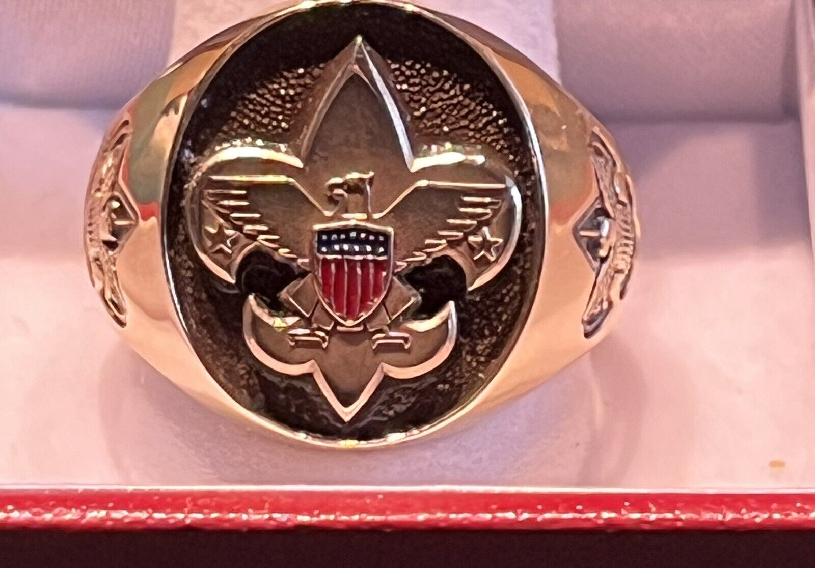 Boy Scouts of America Gold 10K Gold Ring BSA  Professional Service $200 OFF