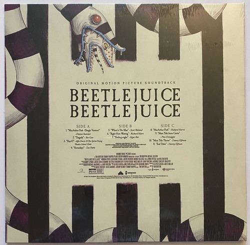 Beetlejuice Beetlejuice Soundtrack LITA Exclusive Coloured Vinyl Record New - Picture 2 of 10
