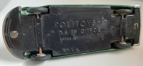 # POLITOYS APS PLAST # CITROËN DS 19 verde/grigio N.31, Scala 1/41, MINT - Foto 6 di 6