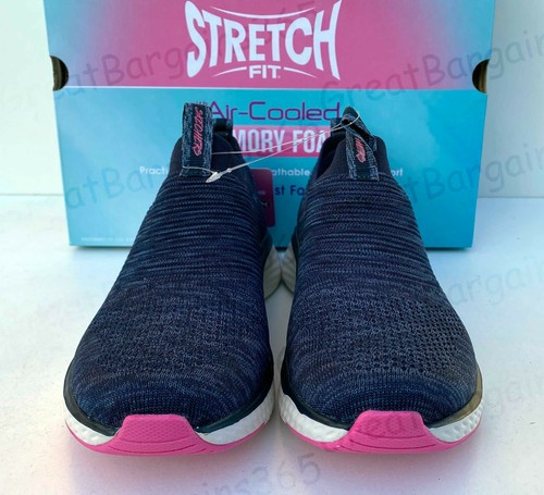 Ladies Skechers Solar Fuse-Lite Joy Knit Trainers Shoes Stretch 4 5 6 7 8 BNWT - Picture 32 of 40