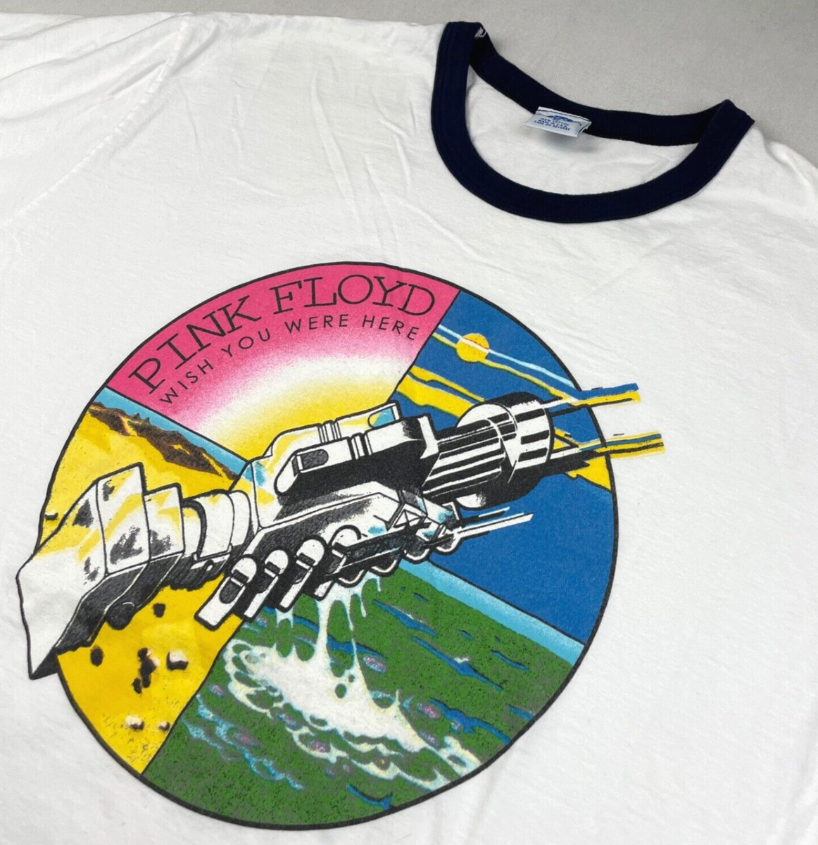 VTG Pink Floyd Bill Graham Presents Wish You Were Here Ringer T