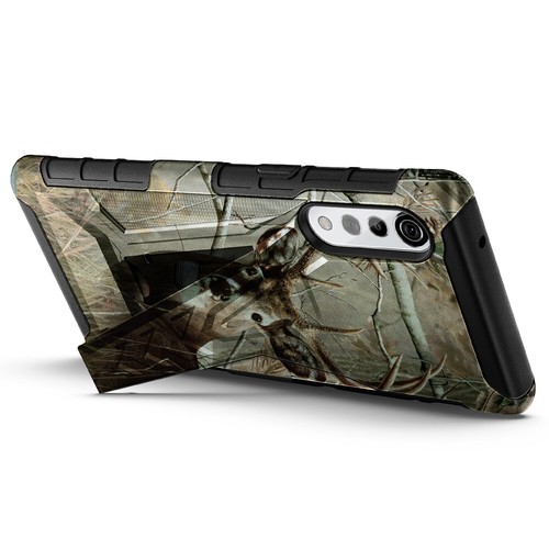 Pour LG Velvet 5G Coque Armure Clip Ceinture Étui Housse Téléphone avec Béquille - Photo 9 sur 11