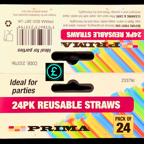 "24 wiederverwendbare Strohhalme + 3 Reinigungsbürsten | umweltfreundliche, bunte Partygetränke! - Bild 10 von 27
