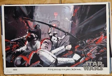 2D - Star wars - Into the garbage chute by Jock - Variant - Mondo - WYSIWYG