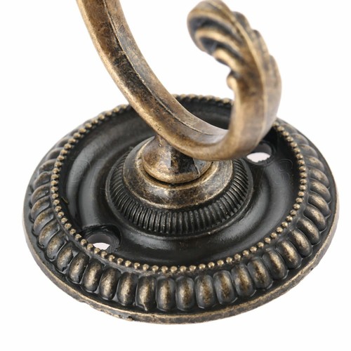 Wand Tür Kleiderbügel Kleider Hut Garderobe hängend Zinklegierung Einzelhaken 1/5 Stück - Bild 4 von 8