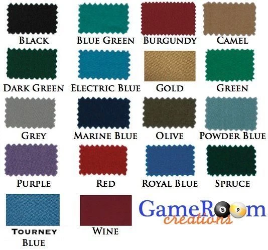 New Worsted Pool Table Cloth for 8ft Table - High Speed Billiard Cloth Felt