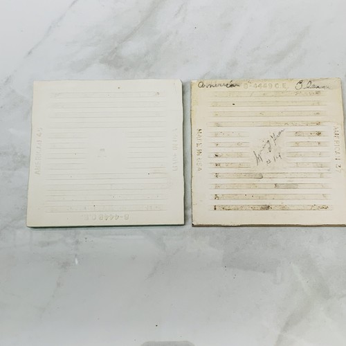 2pc ROUNDED Vtg Spring Green 4.25" Square Bathroom tile American Olean Ceramic - Picture 12 of 21