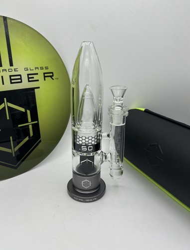 Bong de vidrio calibre .50 10" tubo de agua golpes suaves EE. UU. cachimba Mde NUEVO GUNMETAL - Imagen 4 de 13