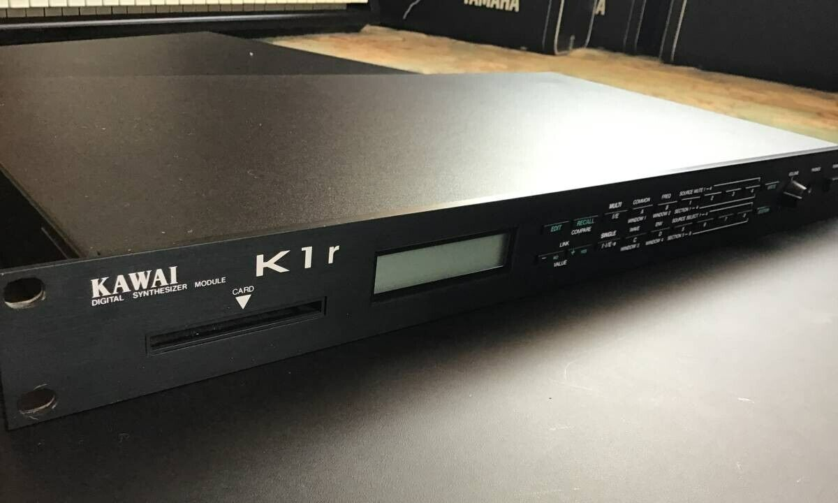 Kawai K1r Digital Synthesizer Rackmount MIDI Synth Module Used
